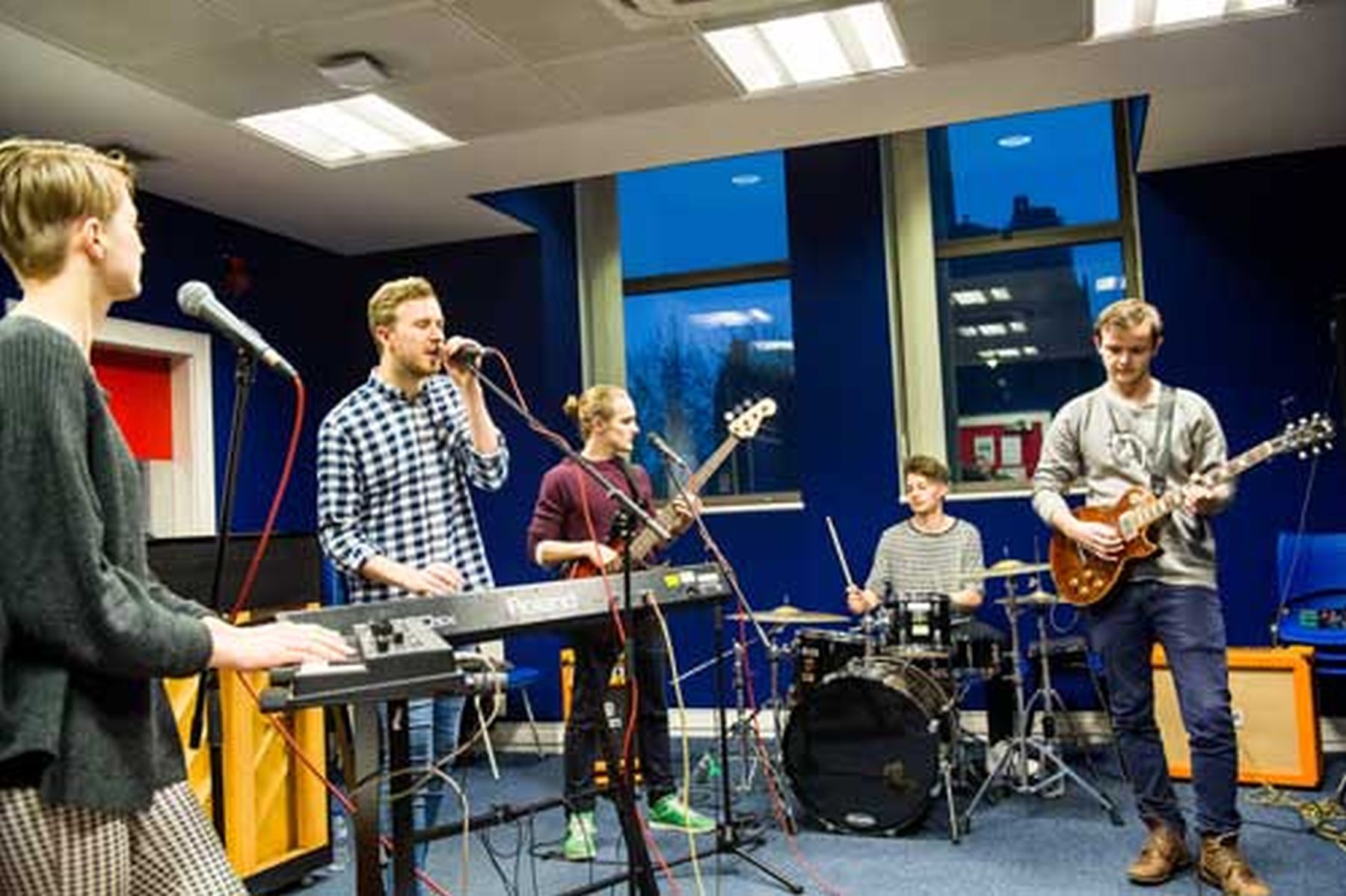 Music rehearsal and practice rooms