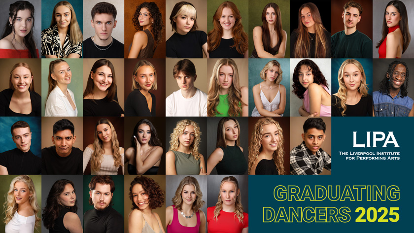 Collage of headshots of our 2025 graduating Dancers